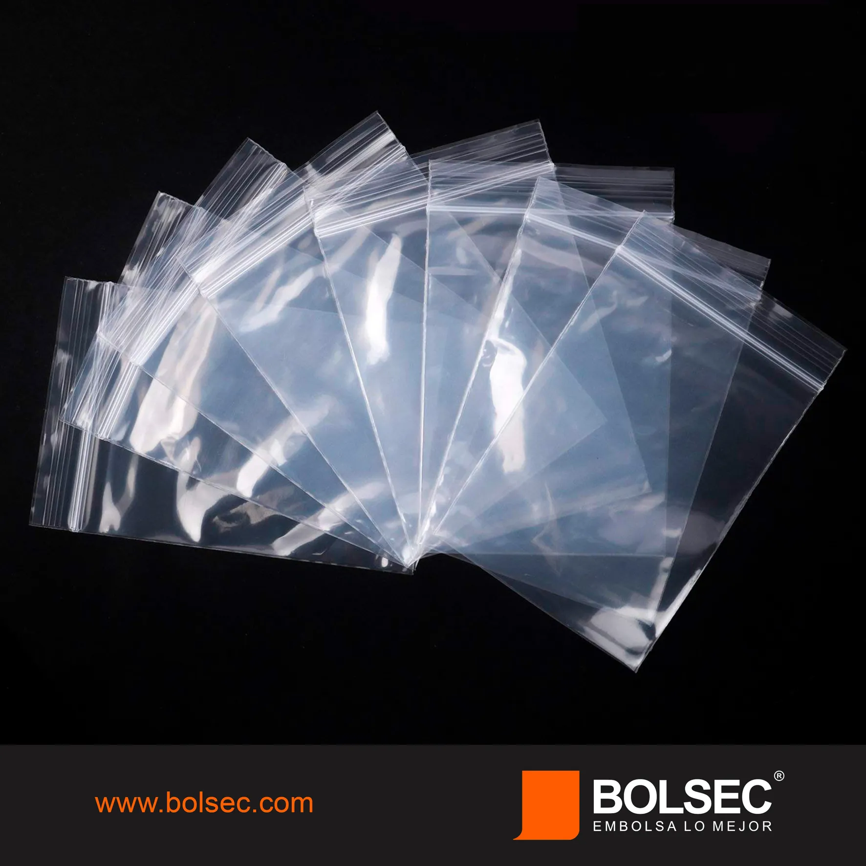 venta bolsas de plastico con zipper